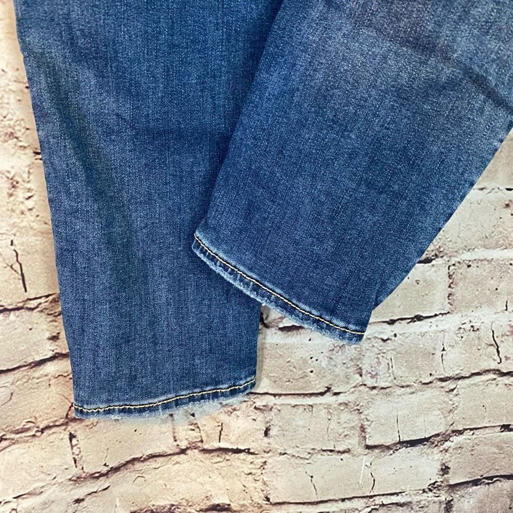 Silver Jeans Co. Women's Blue Medium Wash Light Distress Skinny Jeans Size 29 - Picture 5 of 10
